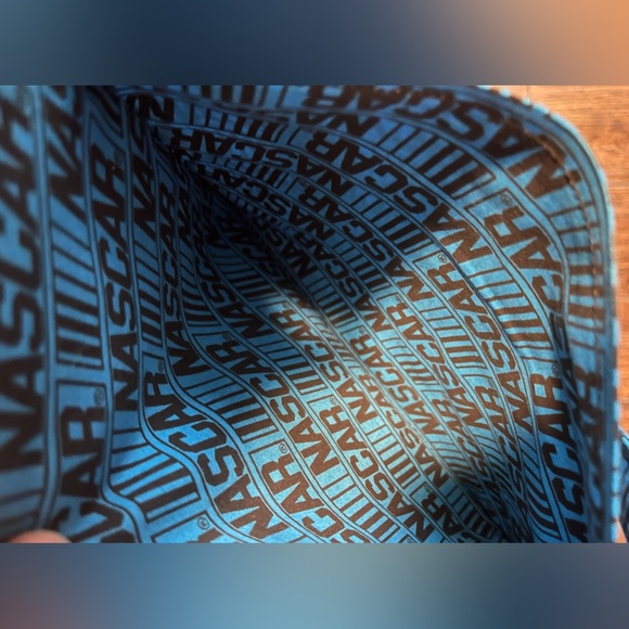 EUC NASCAR Crossbody bag. Two pockets. Strap is NOT adjustable. Blue & black. - Picture 5 of 10